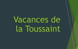 Entrainement pendant les vacances